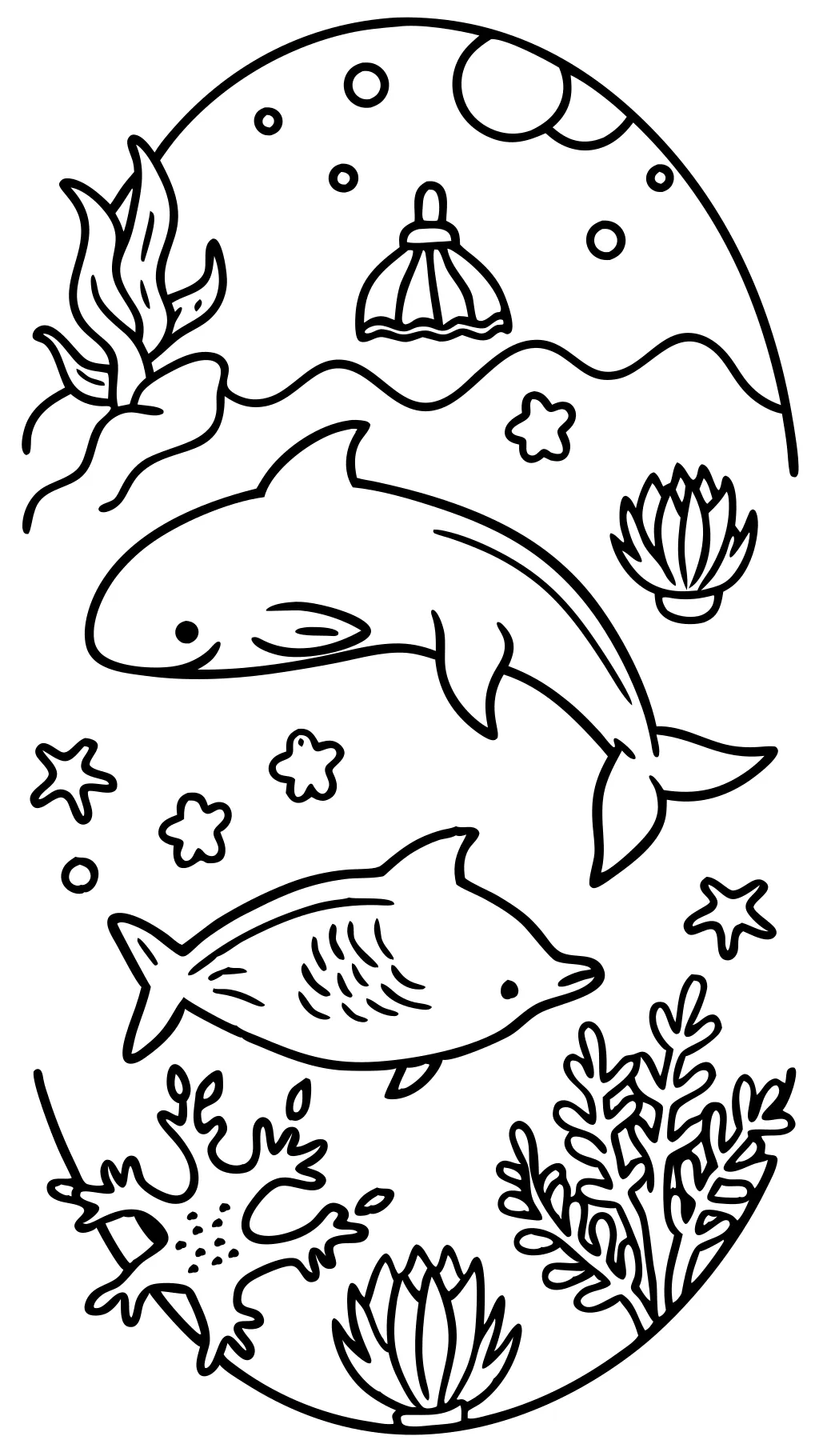 coloring pages printable ocean